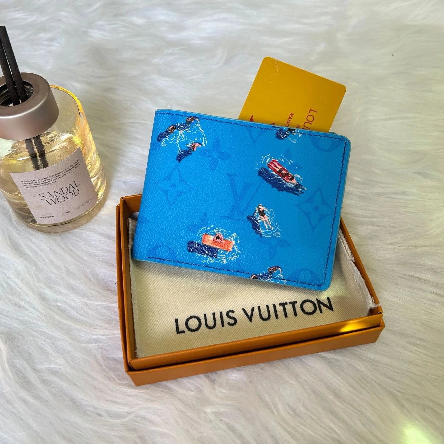 Blue wallet