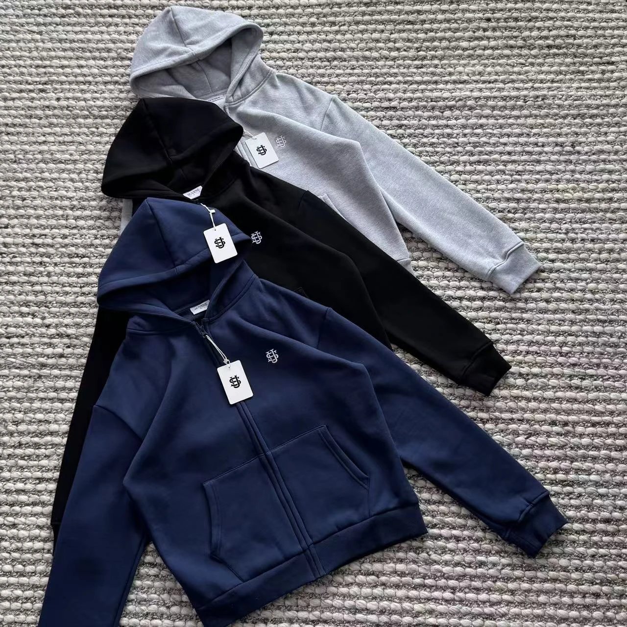 SUV zipper cardigan sweatshirt