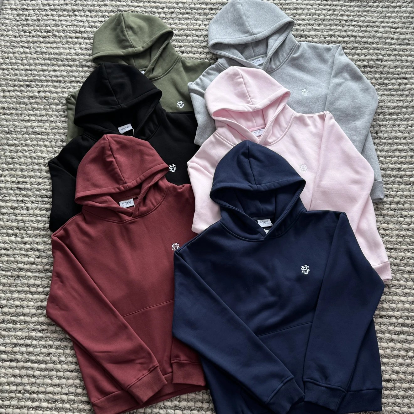 SUV solid color hooded sweatshirt