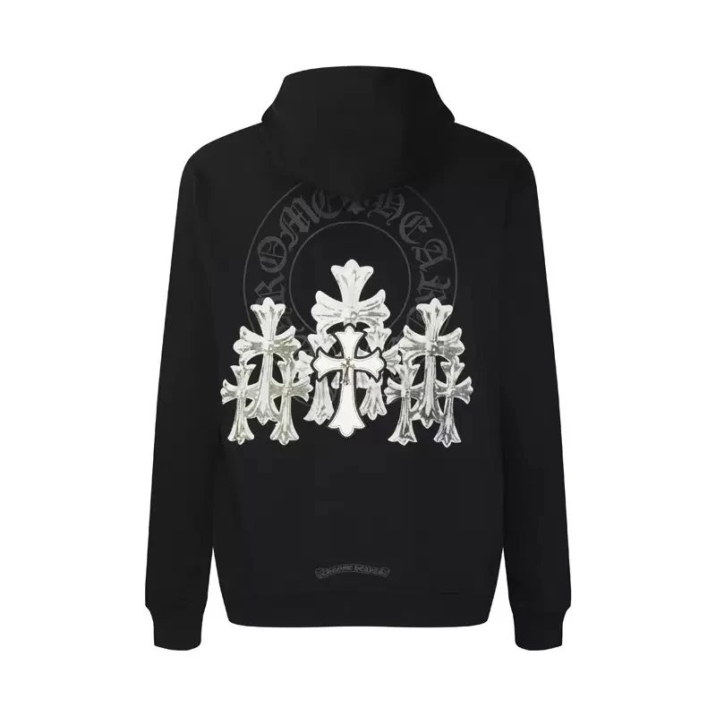Chrome Hearts Triple Cross Hoodie Black