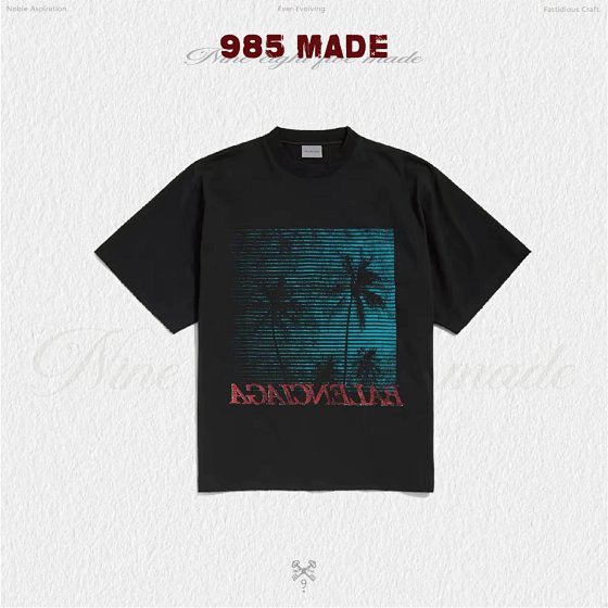 985made blcg26ss Hawaiian style tee