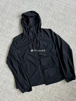 thumbnail for Cupid26 Early Autumn Pra Badge Softshell Hooded Jacket New Element Silicone Shield Geometric Functional Cutting