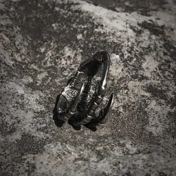 thumbnail for ANRD 11AW Claw Ring Eagle Claw Ring Ship in 20 Days 925 Silver