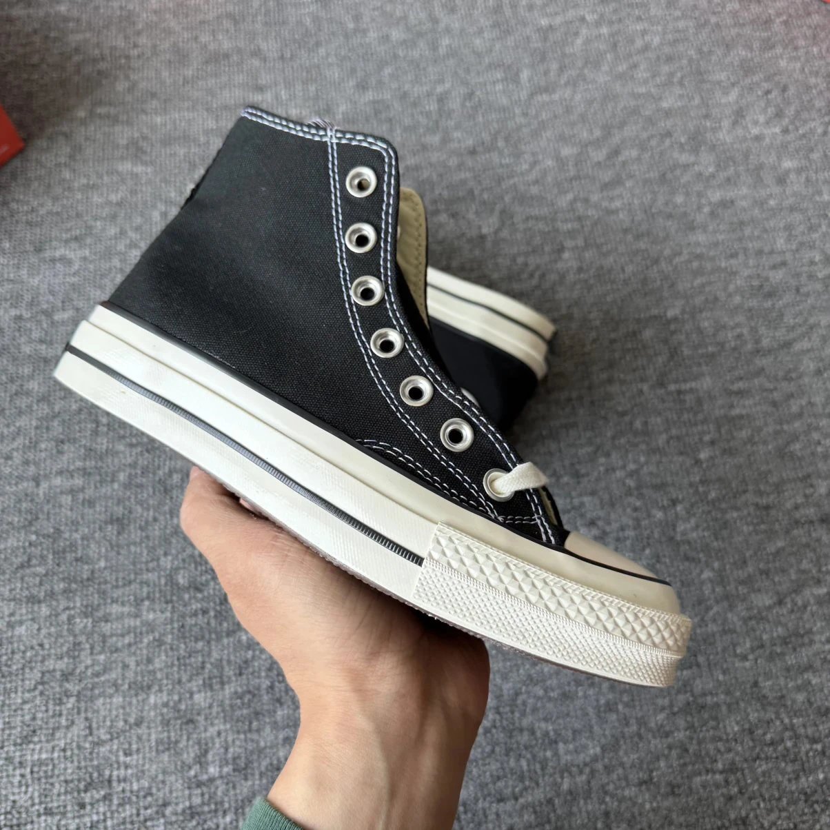Converse 1970s Black Cream High Canvas Shoes