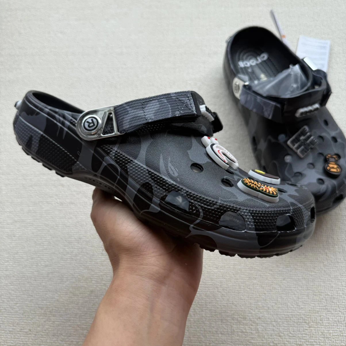 APE x Crocs Camo Clog Unisex Beach Sandal
