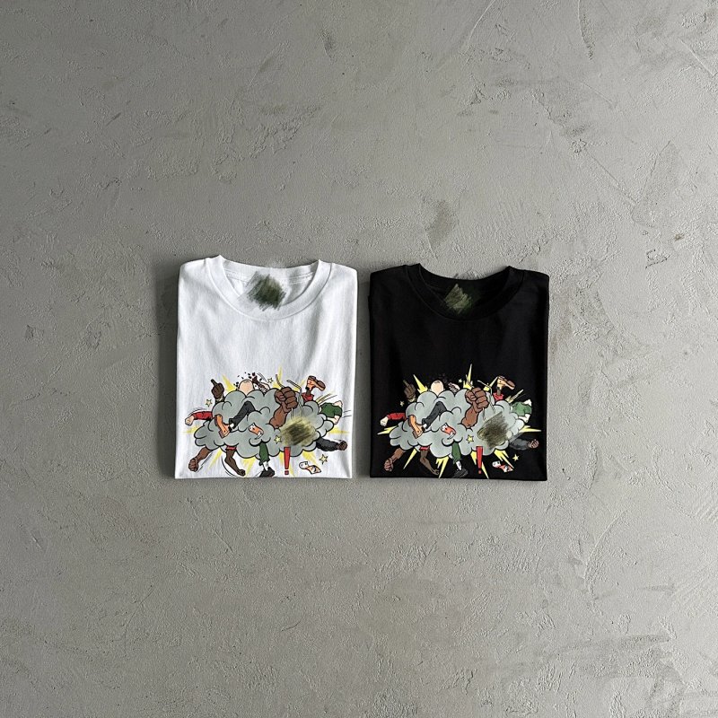 35¥ crazy fight tee