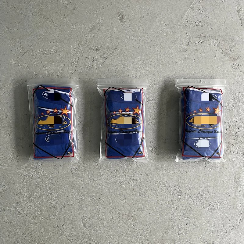 49¥ (3 PACK)ALCATRAZ BOXERS-Blue