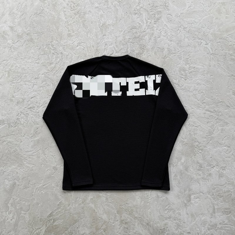 159¥  Star Raglan Waffle Thermal -Black