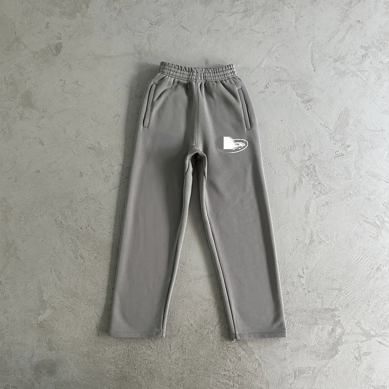 Foam straight leg sweatpants