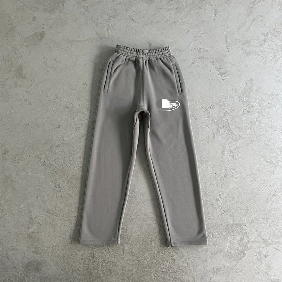 Foam straight leg sweatpants