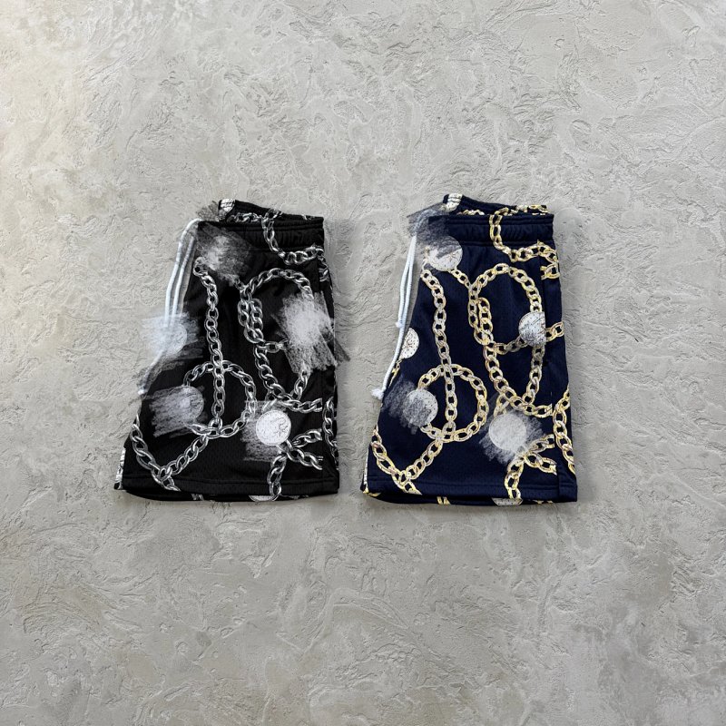 165¥Chains Mesh Short