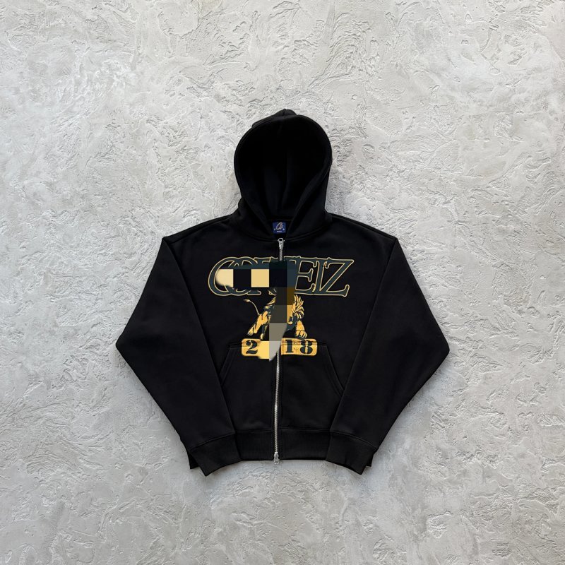 180¥Corteiz Lion Varsity Open Hem zip set