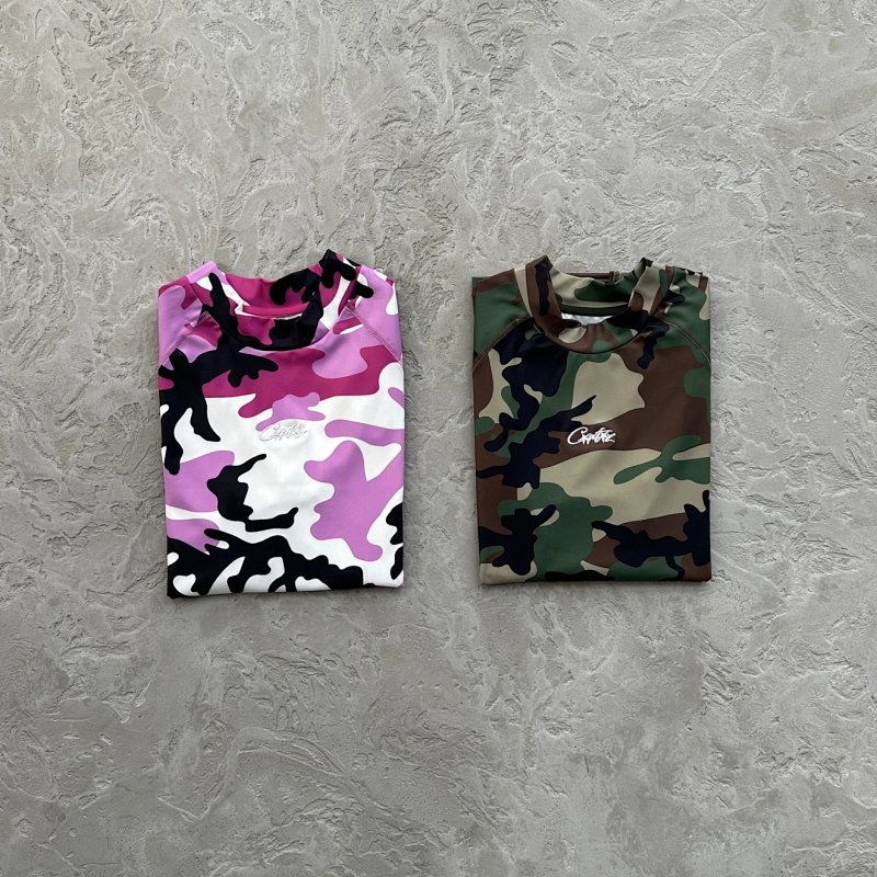 49¥LITEWORK COMPRESSION TOP [WOODLAND CAMO]