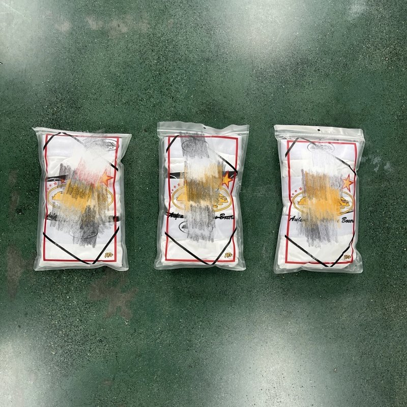 49¥ (3 PACK)ALCATRAZ BOXERS-White