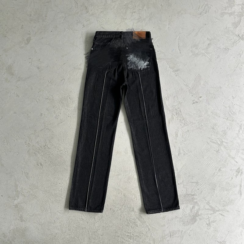 109¥denim jeans-black