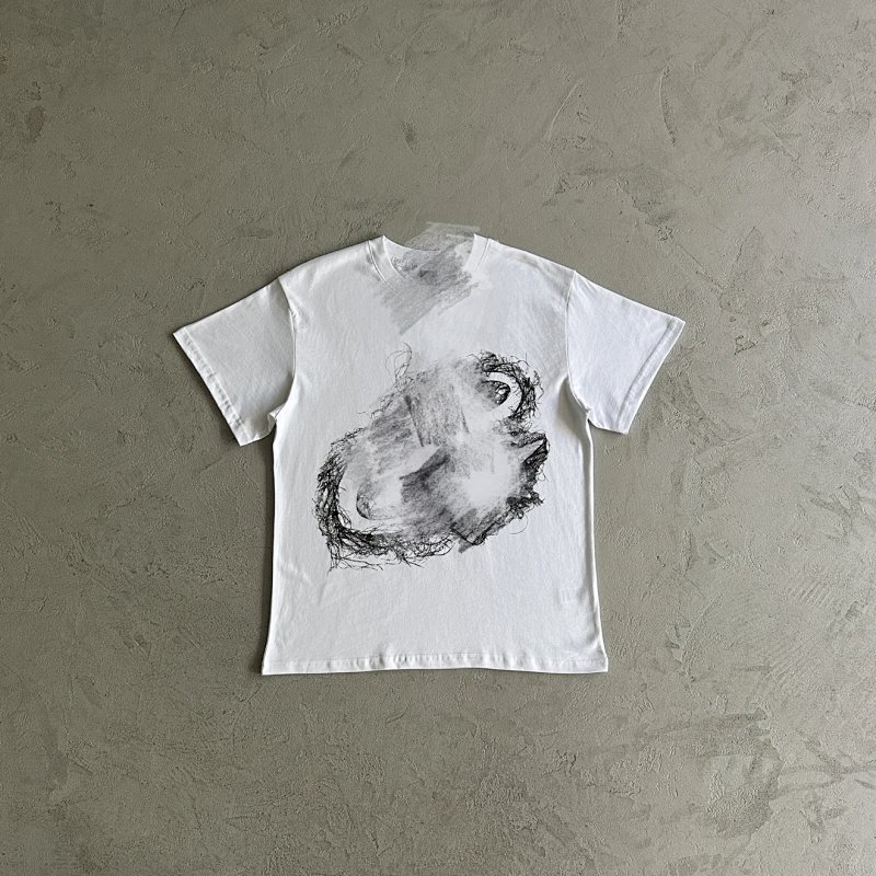35¥C Star string tee-White