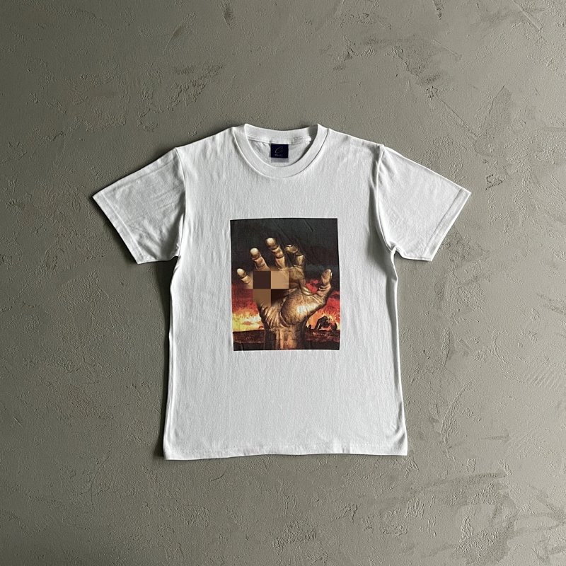 35¥ Hand white T shirt