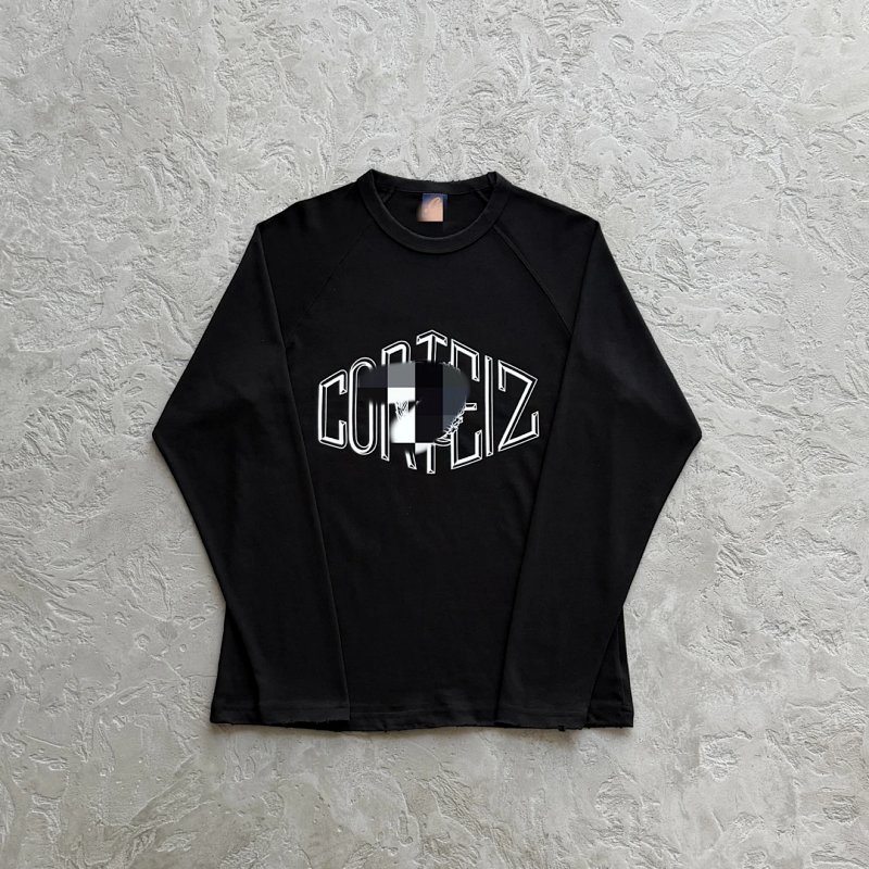 129¥SOPHOMORE RAGLAN LS -BLACK