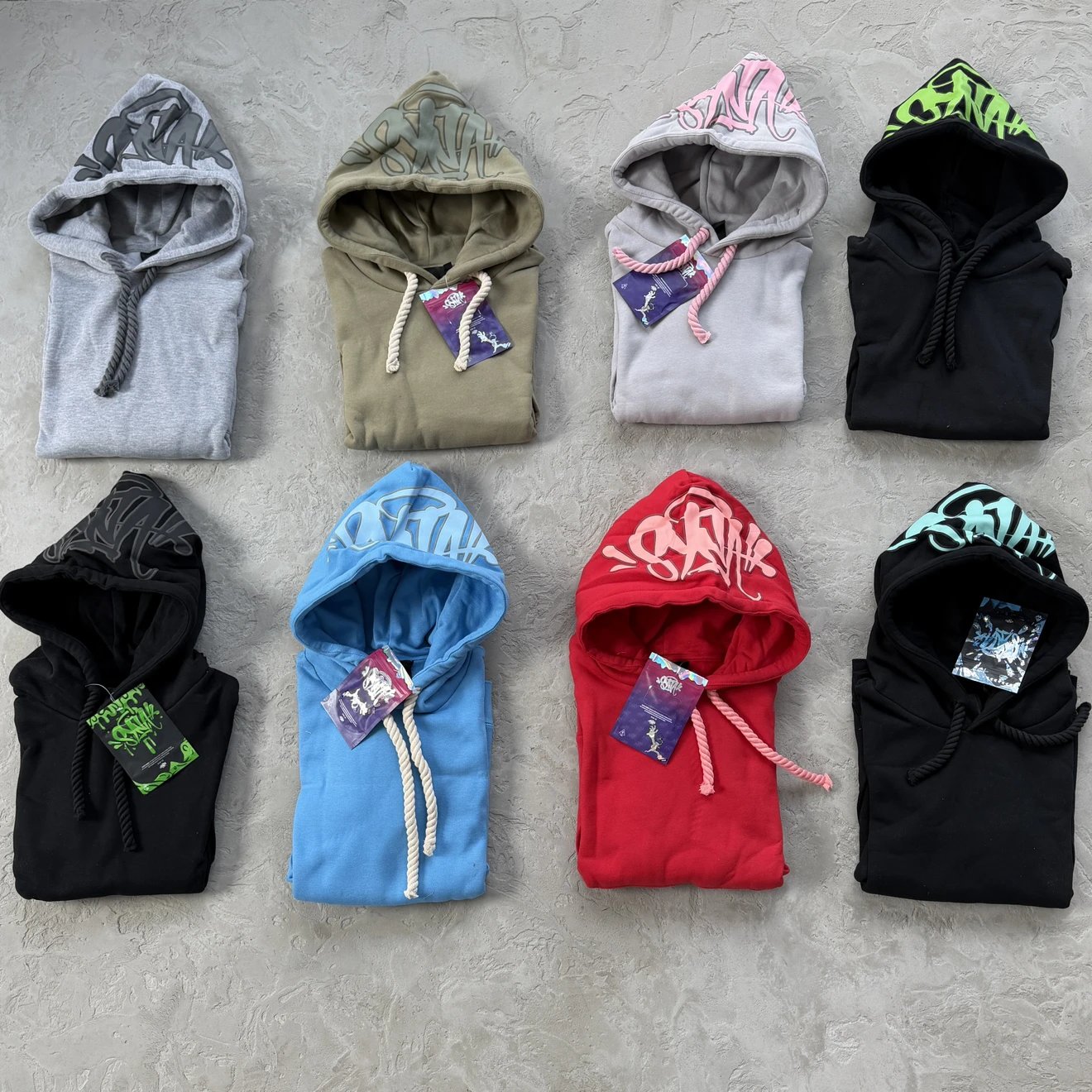 SY hemp rope hooded sweatshirt