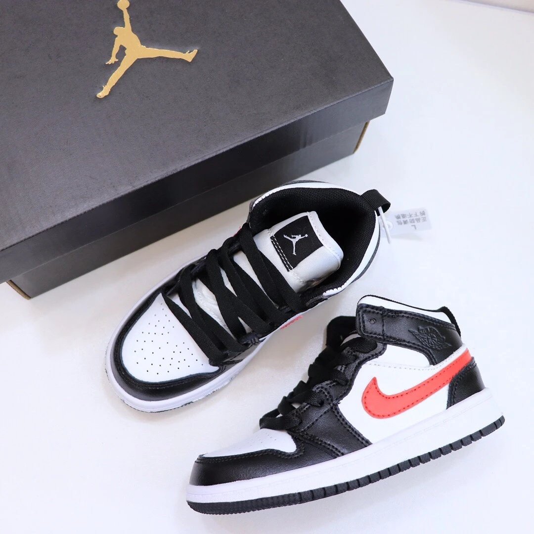 Red Swoosh Black Toe 3020