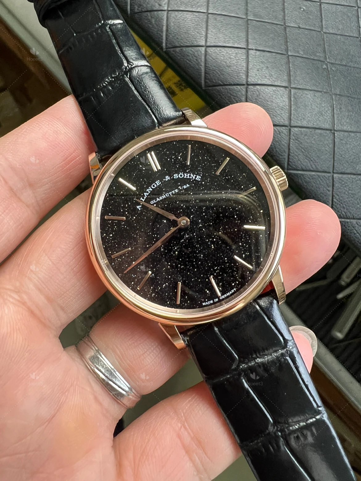 F8 factory SAXONIA Saxony fiber starry disc 2892 movement