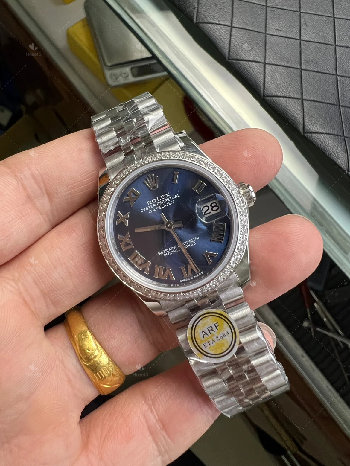 ARF Factory 31 Log ETA2688 Movement Diamond Bezel Blue Roman (Contact Xiaotian for specific pricing)