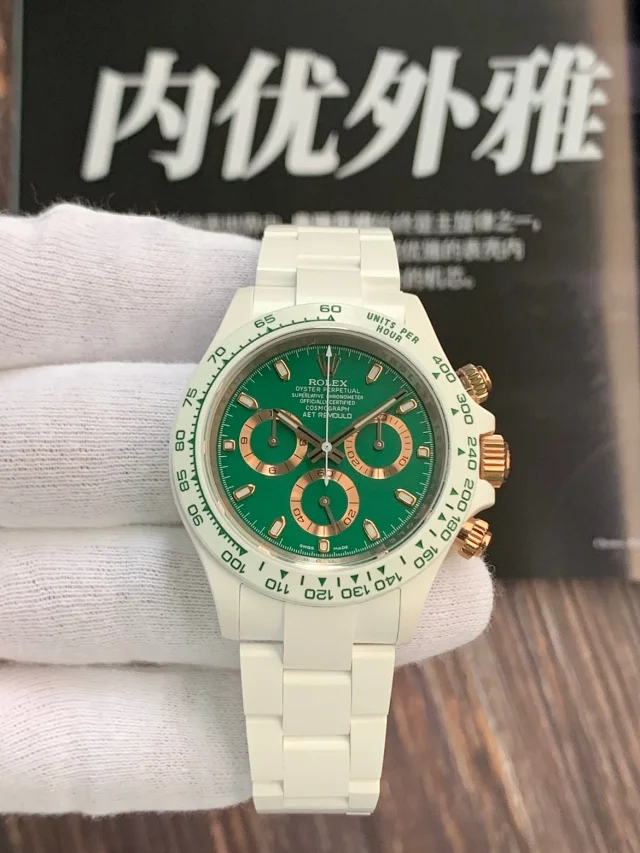 AET厂劳力士迪通拿 陶瓷迪40mm×12.4mm丹东4130机芯 108克(图2)