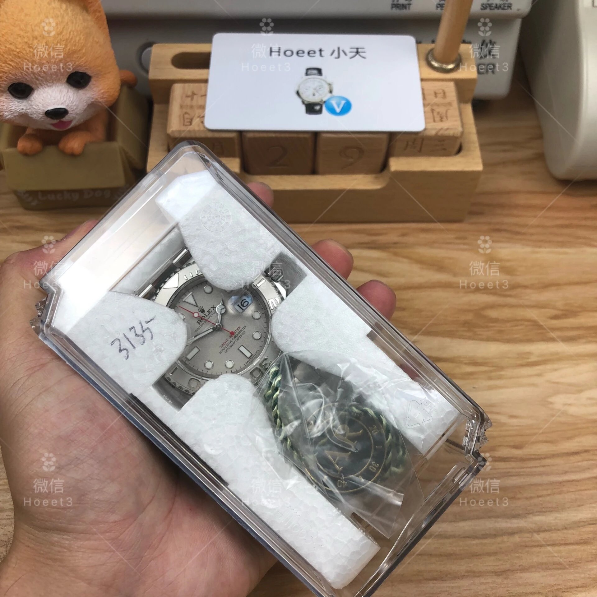 AR Factory 904L Steel Solid Center Axis Version 3135 Movement Silver Yacht