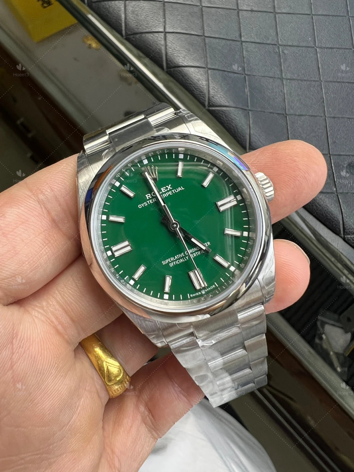 VS Factory 36mm Oyster Green Dial Dandong 3230 Movement