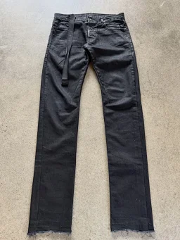 thumbnail for Dagger Independent RO Style 09ss Black Waxed Straight-Leg Jeans