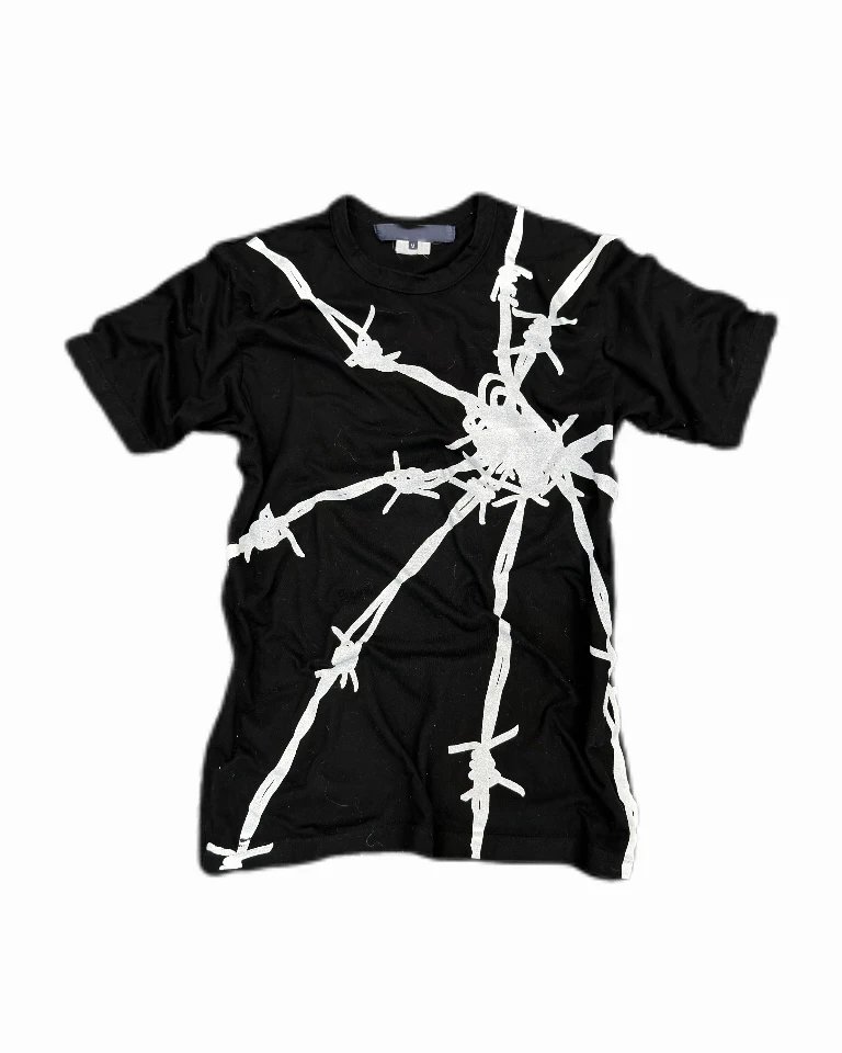 Dagger Junya Watanabe Style SS18 Barbed Wire Print T-shirt