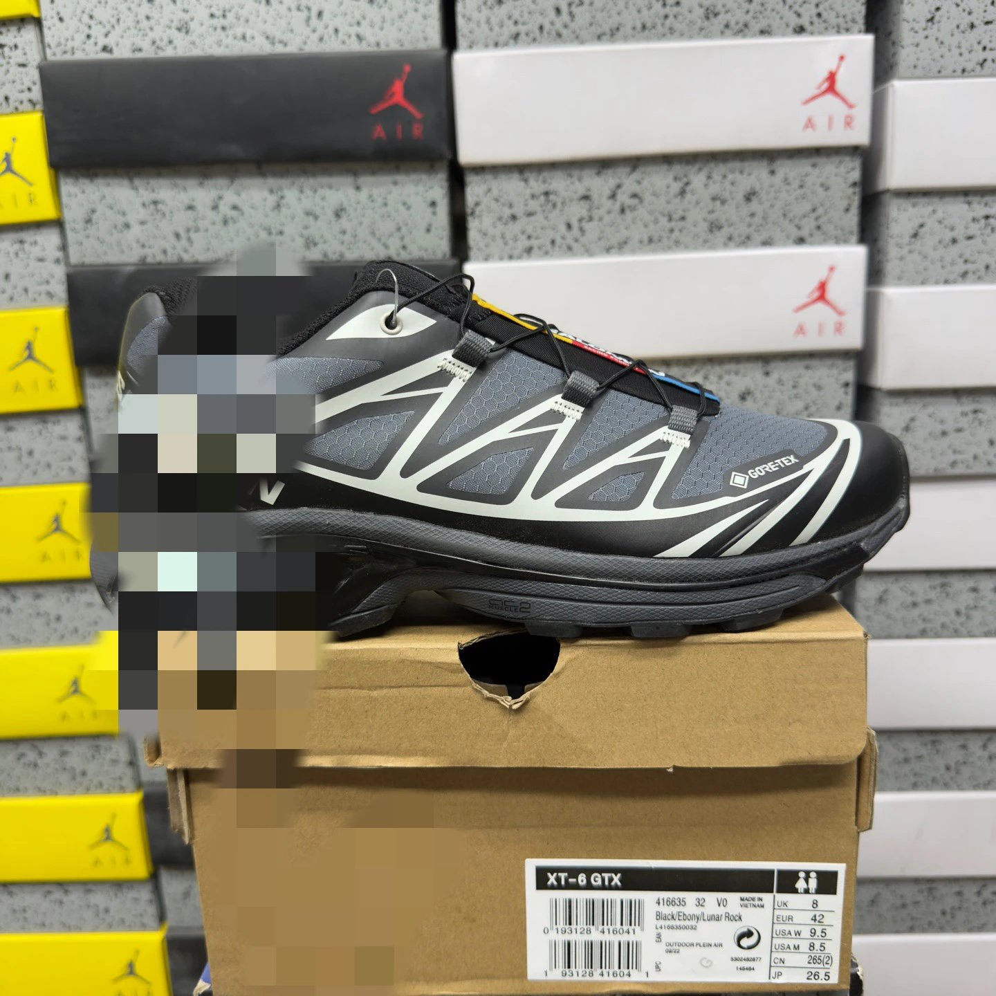 Black gray silver 416635 36-47
