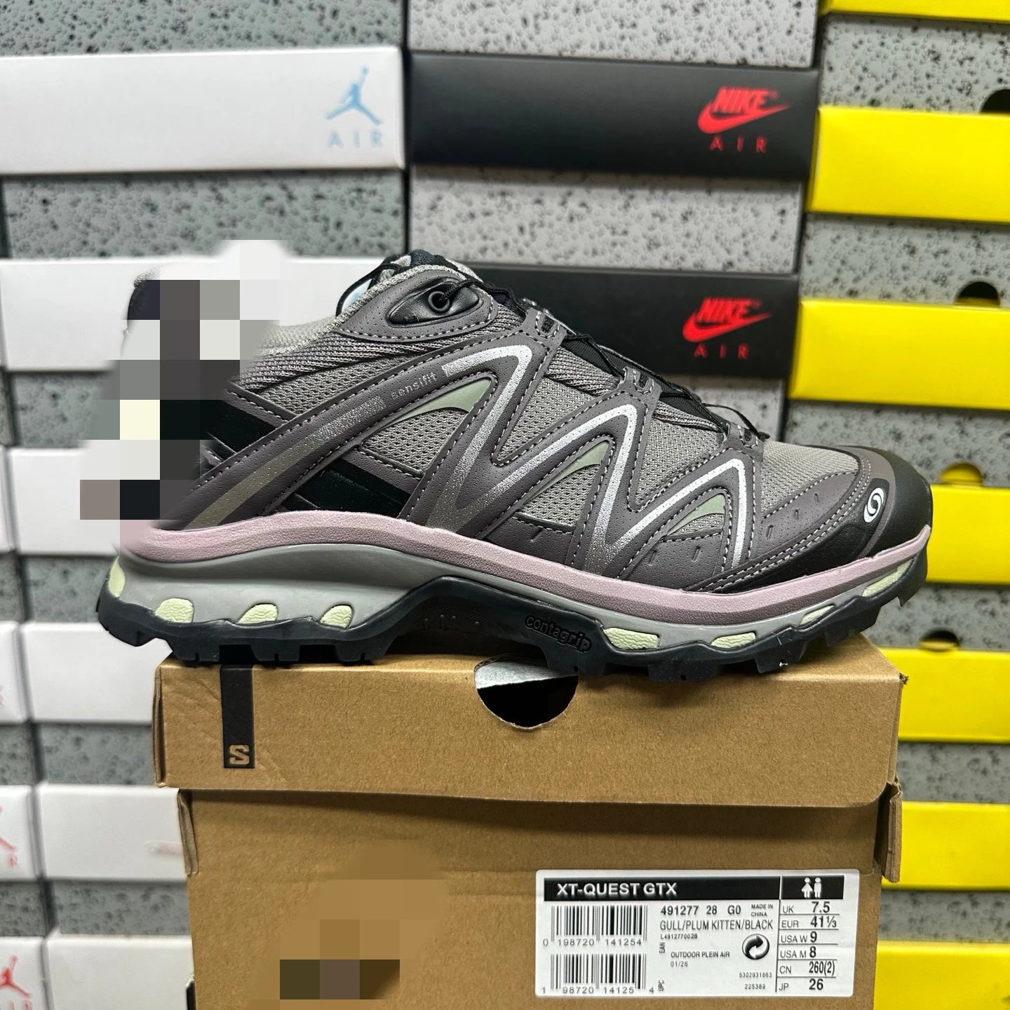 Grey Black 491277 36-46