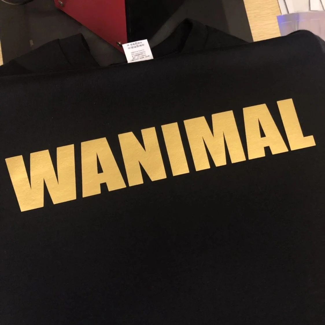 Wanimal Logo T恤看尺码图备注尺码预售款十天内发货
