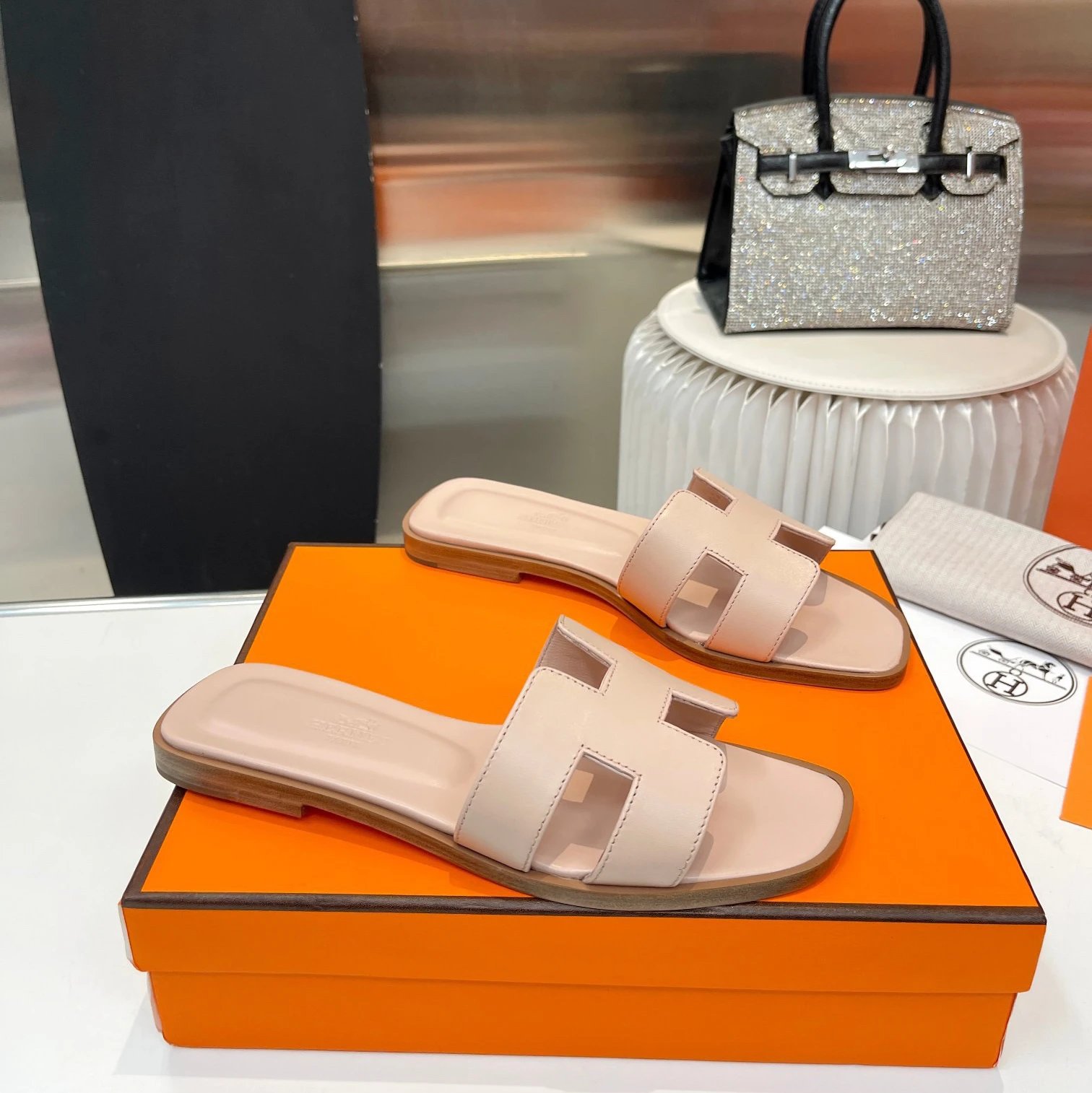 Hermès Slippers Oran H Slide Sandals — 14