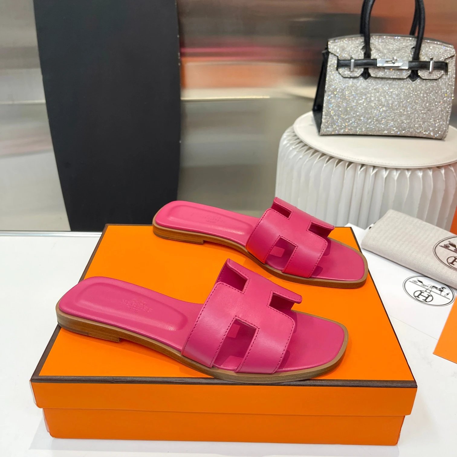 Hermès Slippers Oran H Slide Sandals — 13
