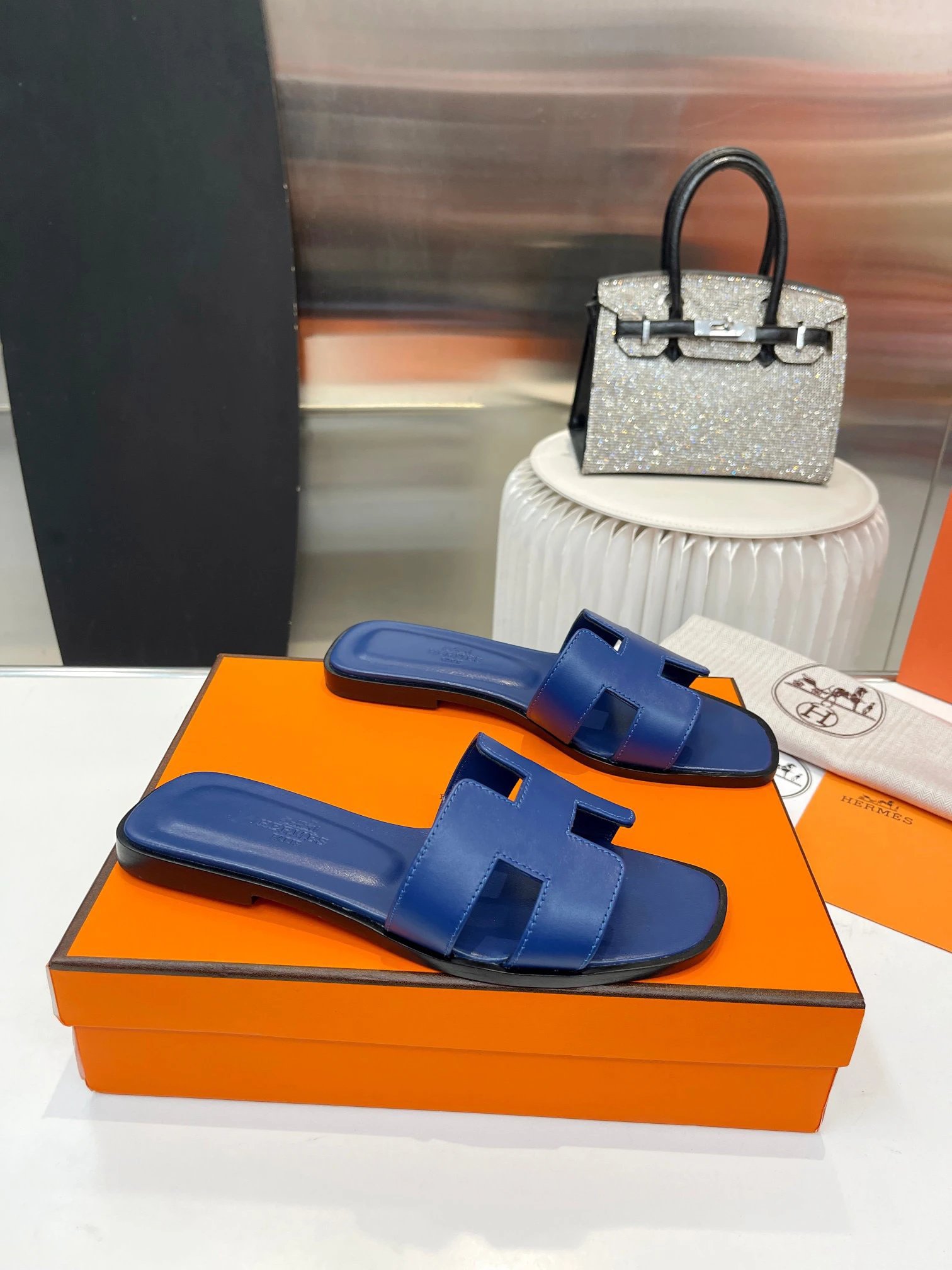 Hermès Slippers Oran H Slide Sandals image 11