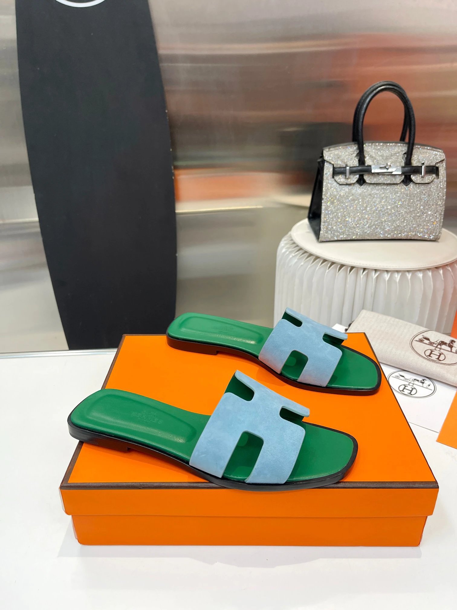 Hermès Slippers Oran H Slide Sandals image 3