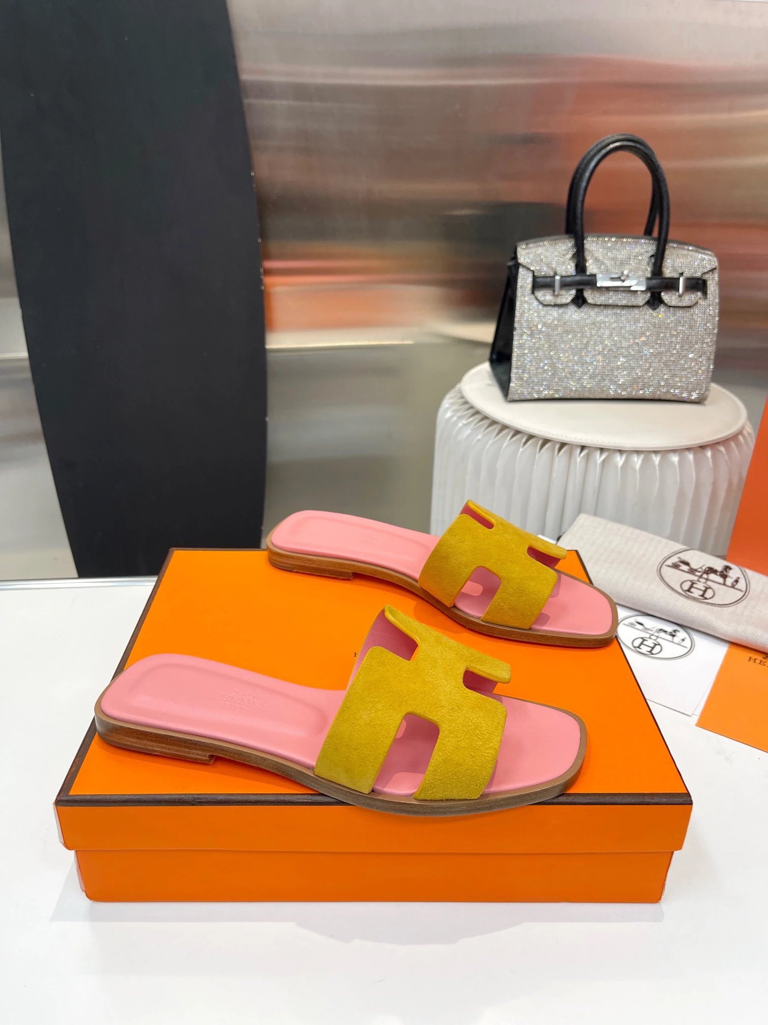 Hermès Slippers Oran H Slide Sandals image 5