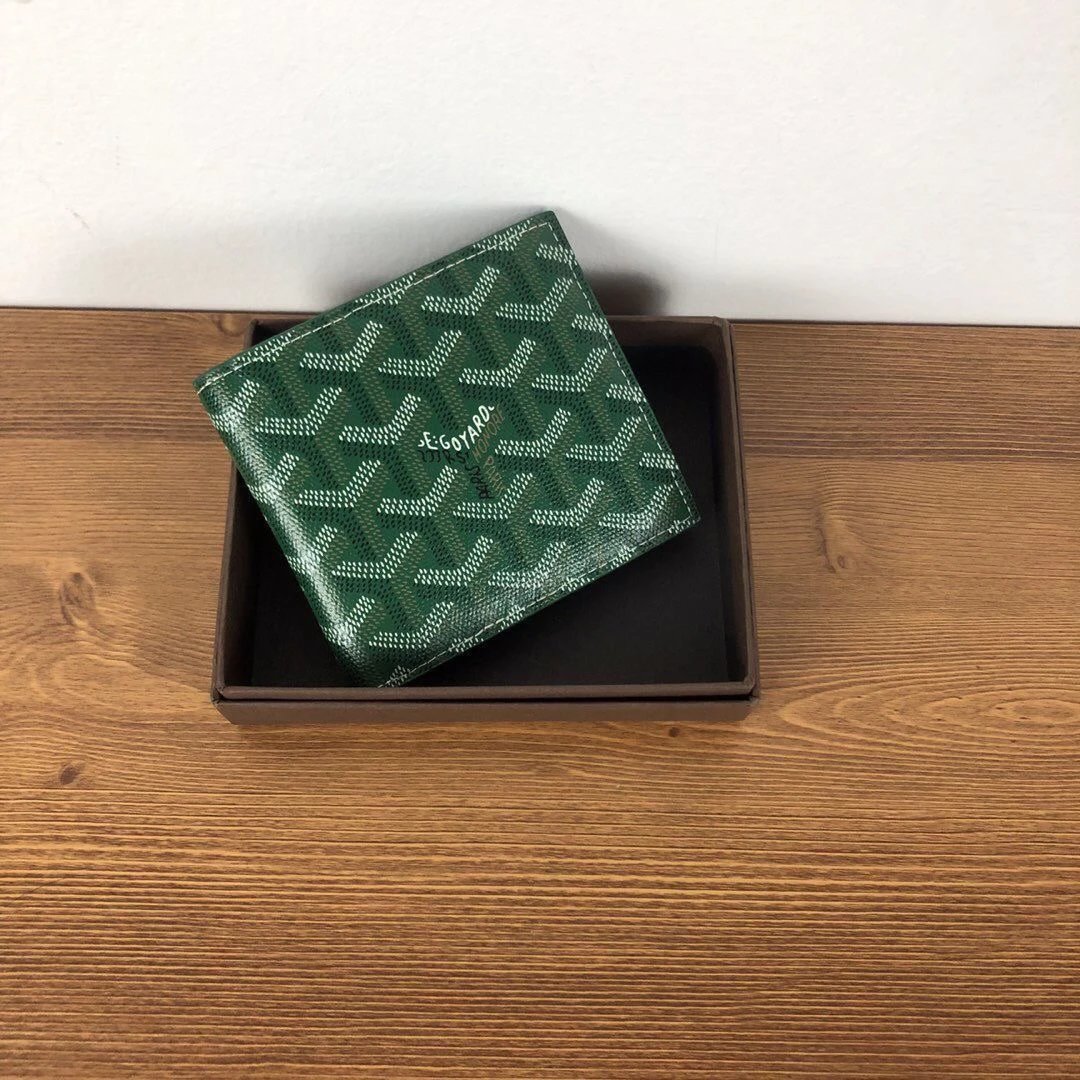 Goyard Saint Louis PM Black Chevron Print Short Wallet - 4