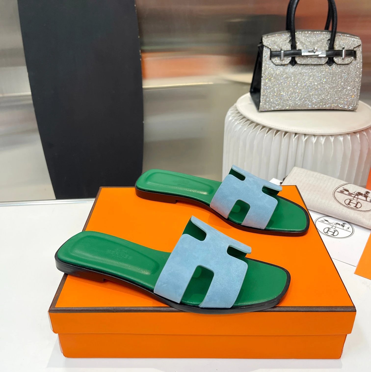 Hermès Slippers Oran H Slide Sandals — 3