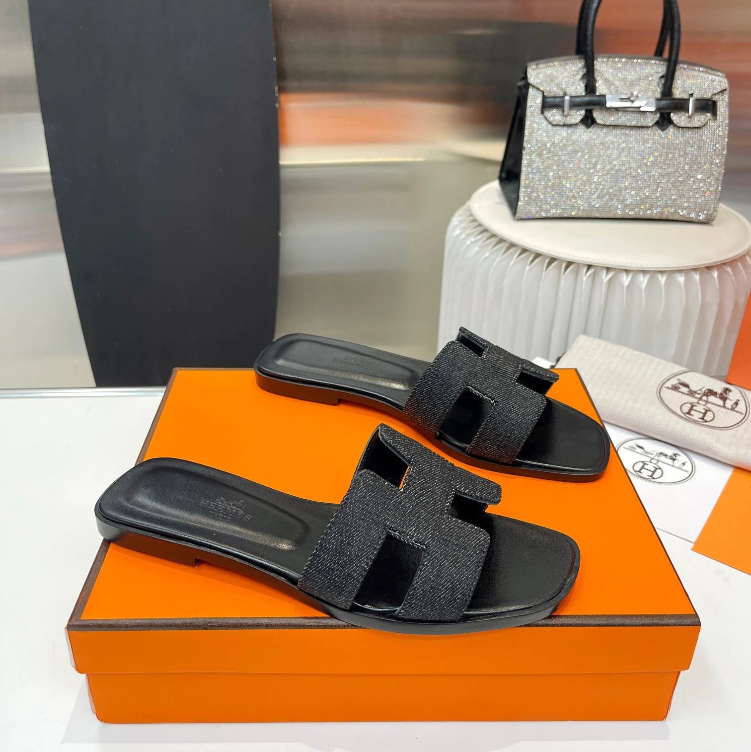 Hermès Slippers Oran H Slide Sandals — 8