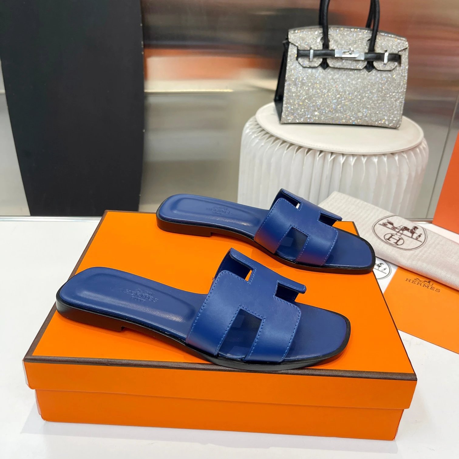 Hermès Slippers Oran H Slide Sandals — 11