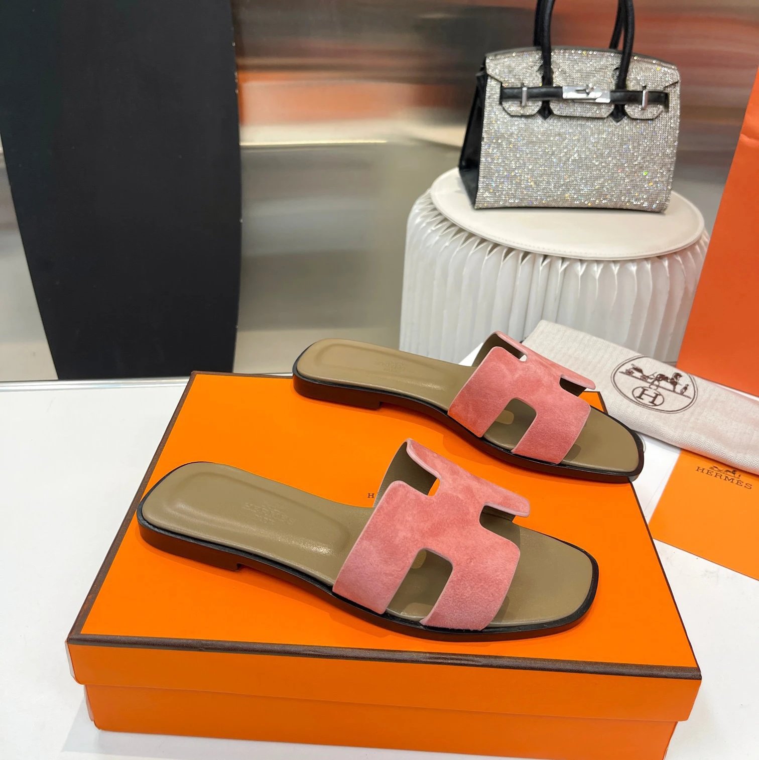 Hermès Slippers Oran H Slide Sandals — 2