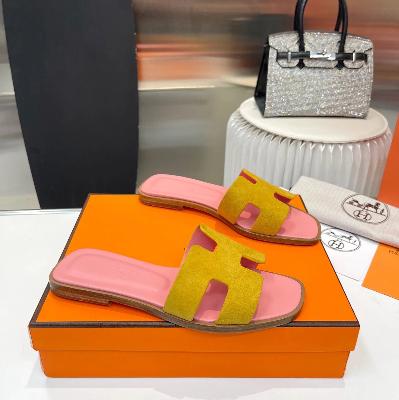 Hermès Slippers Oran H Slide Sandals — 5