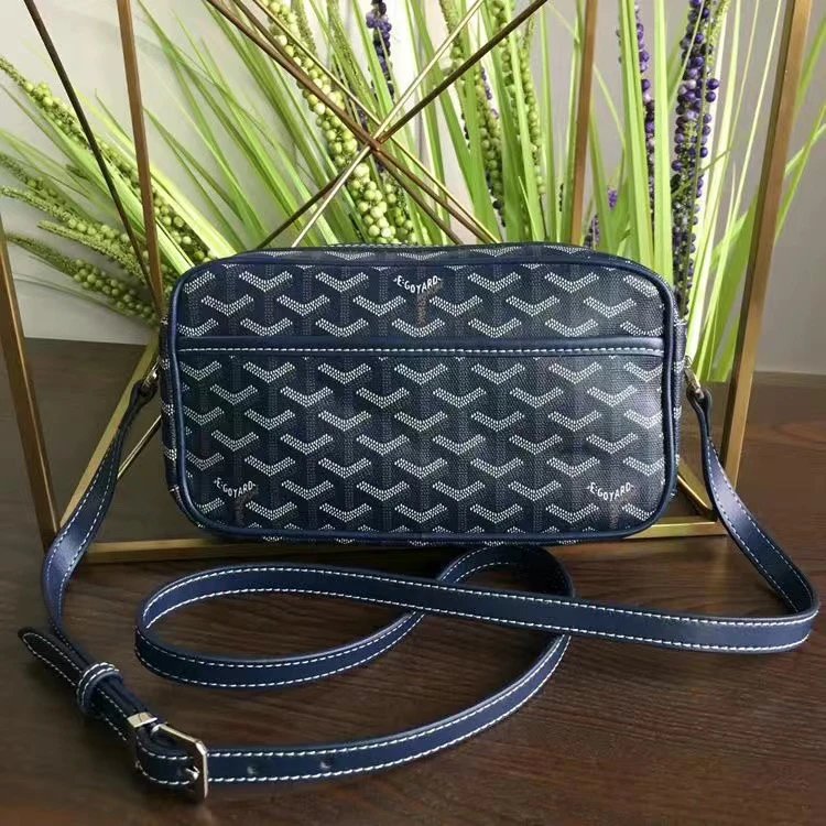 Goyard Saint-Louis PM Camera Bag Black Crossbody Bags - 12