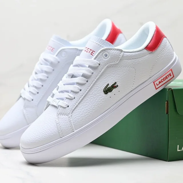 Lacoste Sneakers Low-top lace-up with crocodile side patch product detail image 2