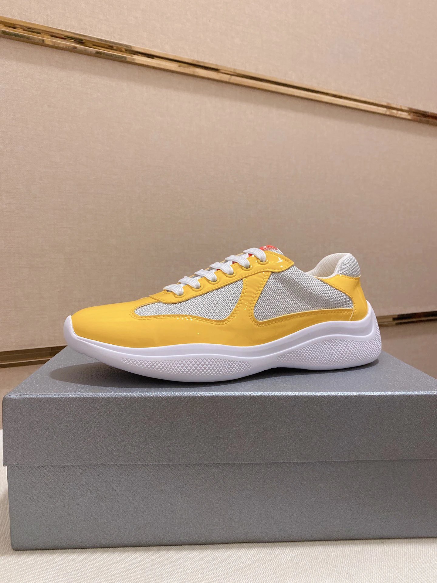 Prada Linea Rossa Sporty Sneakers White Black Red - 6