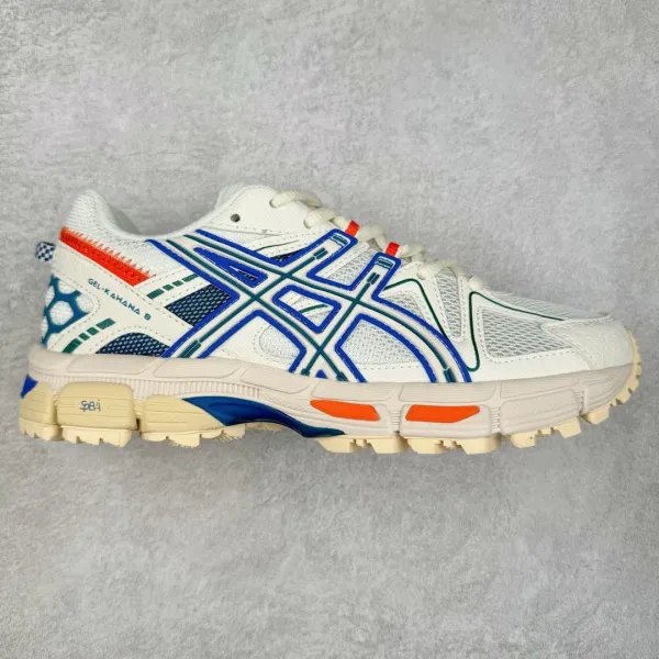 Asics Gel-Kayano 5 Beige Yellow Black Running Shoes - 16