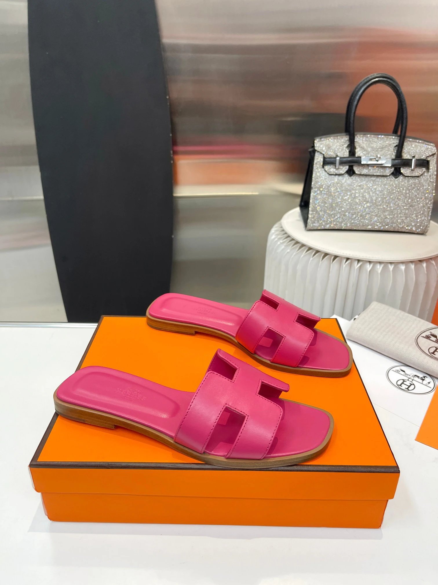 Hermès Slippers Oran H Slide Sandals image 13